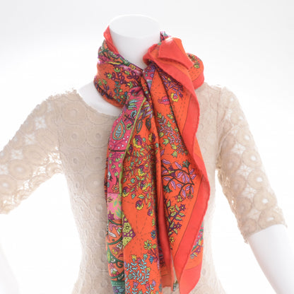 Hermes Cashmere Silk Pique Fleuri de Provence Shawl 140 2 of 5
