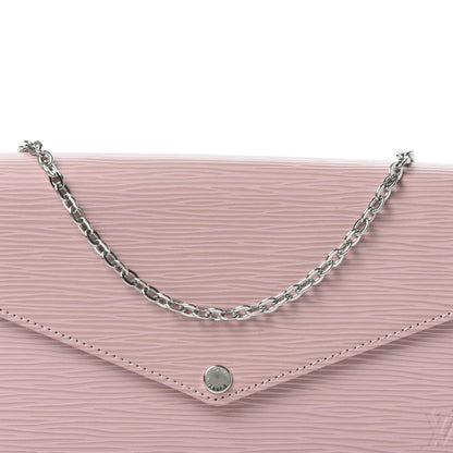 Louis Vuitton Epi Pochette Felicie Rose Ballerine 11 of 12