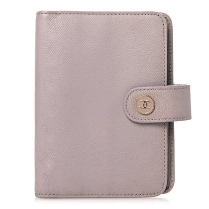 Chanel Grained Calfskin CC Button Pocket Agenda Cover Beige 1 of 13