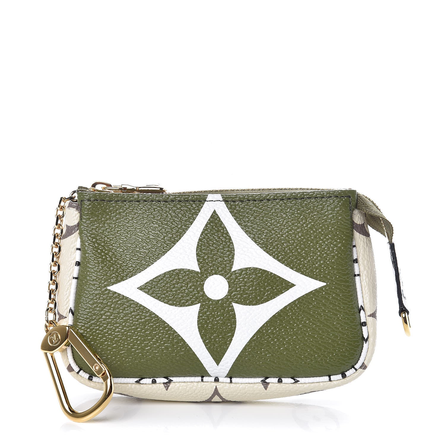 Louis Vuitton Monogram Giant Micro Pochette Accessories Kaki White 1 of 10