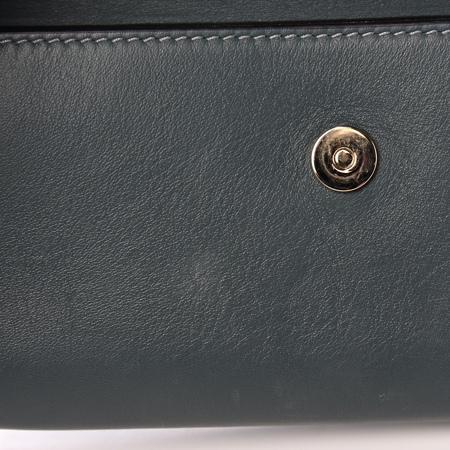 Suede Calfskin Mini Faye Shoulder Bag Cloudy Blue