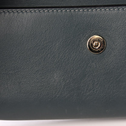 Chloe Suede Calfskin Mini Faye Shoulder Bag Cloudy Blue 8 of 11