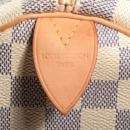 Louis Vuitton Damier Azur Speedy 30 6 of 7