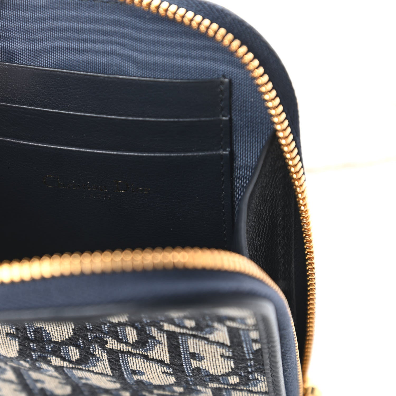 Christian Dior Oblique 30 Montaigne Phone Holder Blue 8 of 11