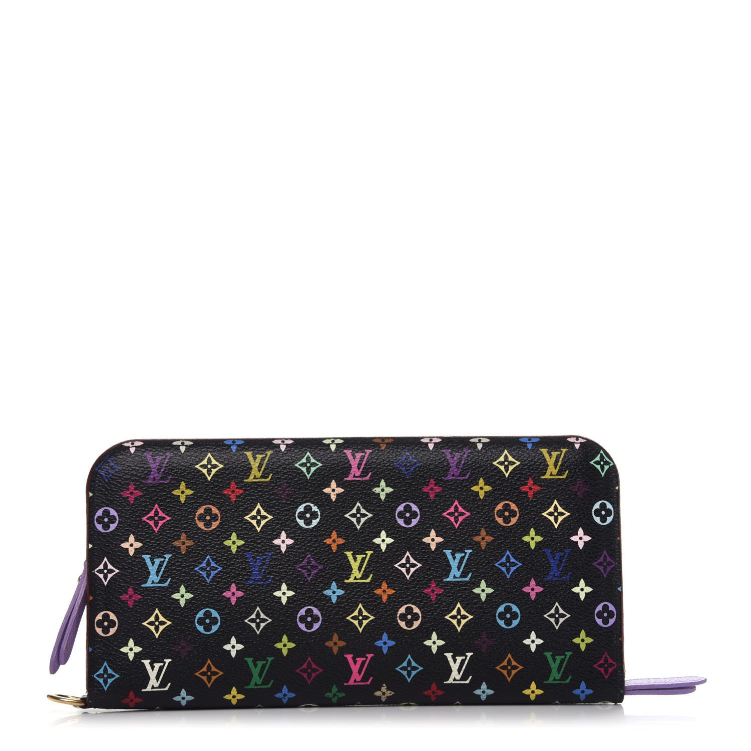 Louis Vuitton Monogram Multicolor Insolite Wallet Black Violet 1 of 6