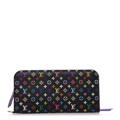 Louis Vuitton Monogram Multicolor Insolite Wallet Black Violet 1 of 6