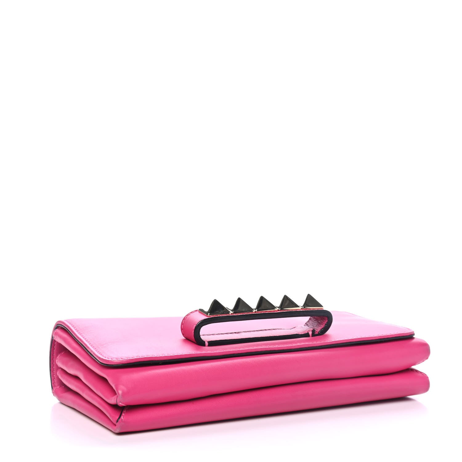 Valentino Garavani Calfskin Va Va Voom Shoulder Bag Pop Fuxia 3 of 4