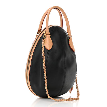 Louis Vuitton Monogram Braided Egg Bag Black 3 of 15