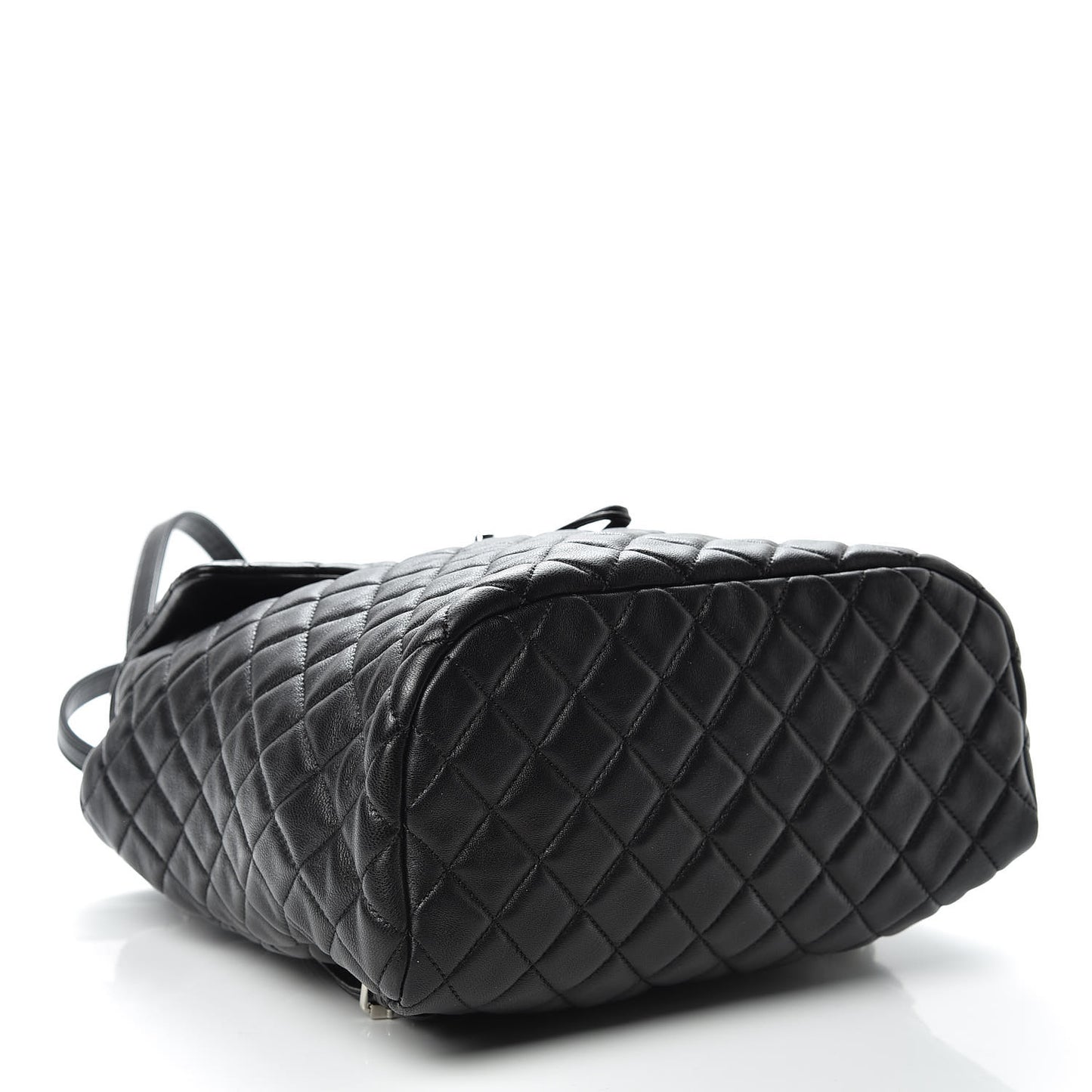 Lambskin Quilted Large Urban Spirit Backpack Black