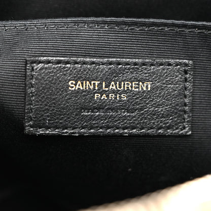 Saint Laurent Calfskin Matelasse Monogram Lou Camera Bag Dark Beige 6 of 14