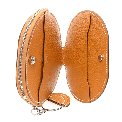 Hermes Chevre Mysore In-The-Loop Wink Card Holder Quebracho Citron Mauve Sylvestre 6 of 9