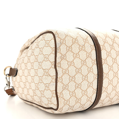Gucci GG Supreme Monogram Calfskin Medium Nice Boston New Mystic White Beige Brown 9 of 16