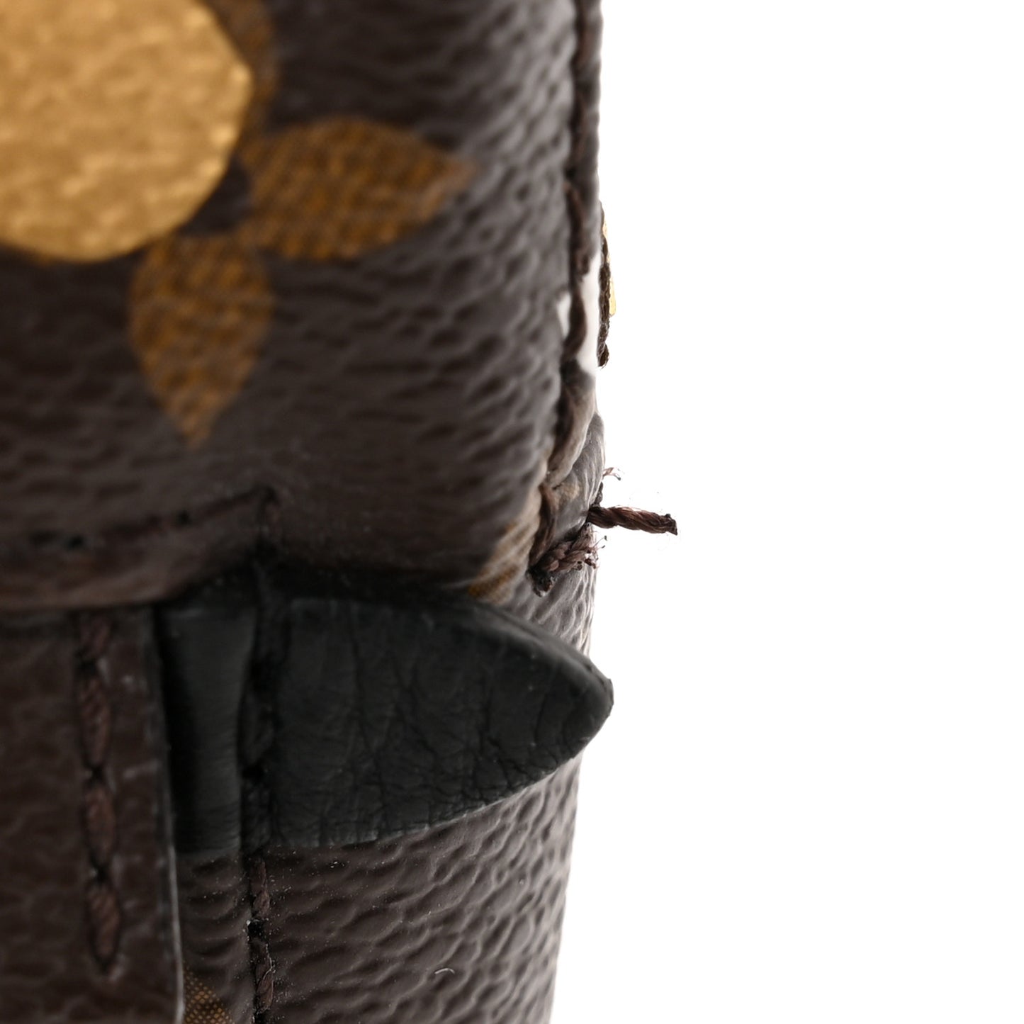 X LOL Monogram Palm Springs Backpack Mini Gold Silver