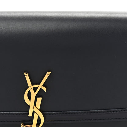 Saint Laurent Box Calfskin Monogram Medium Solferino Satchel Deep Marine 8 of 14