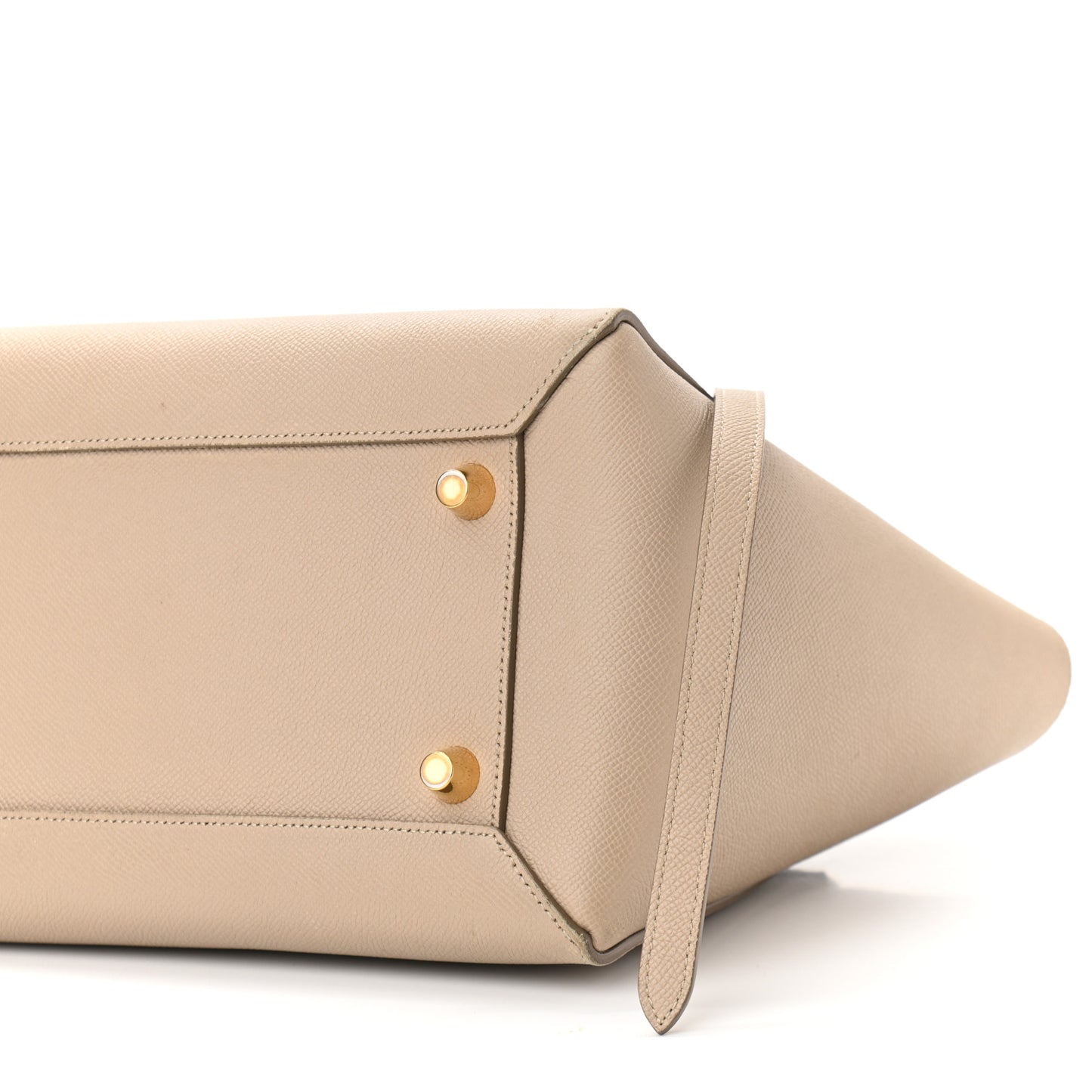 Grained Calfskin Mini Belt Bag Light Taupe
