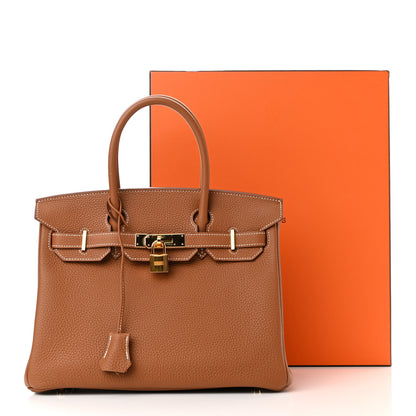 Hermes Togo Birkin 30 Gold 15 of 15