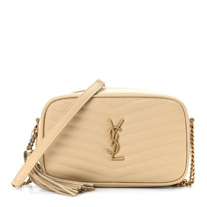 Saint Laurent Grain De Poudre Matelasse Monogram Mini Lou Camera Bag New Powder 1 of 9