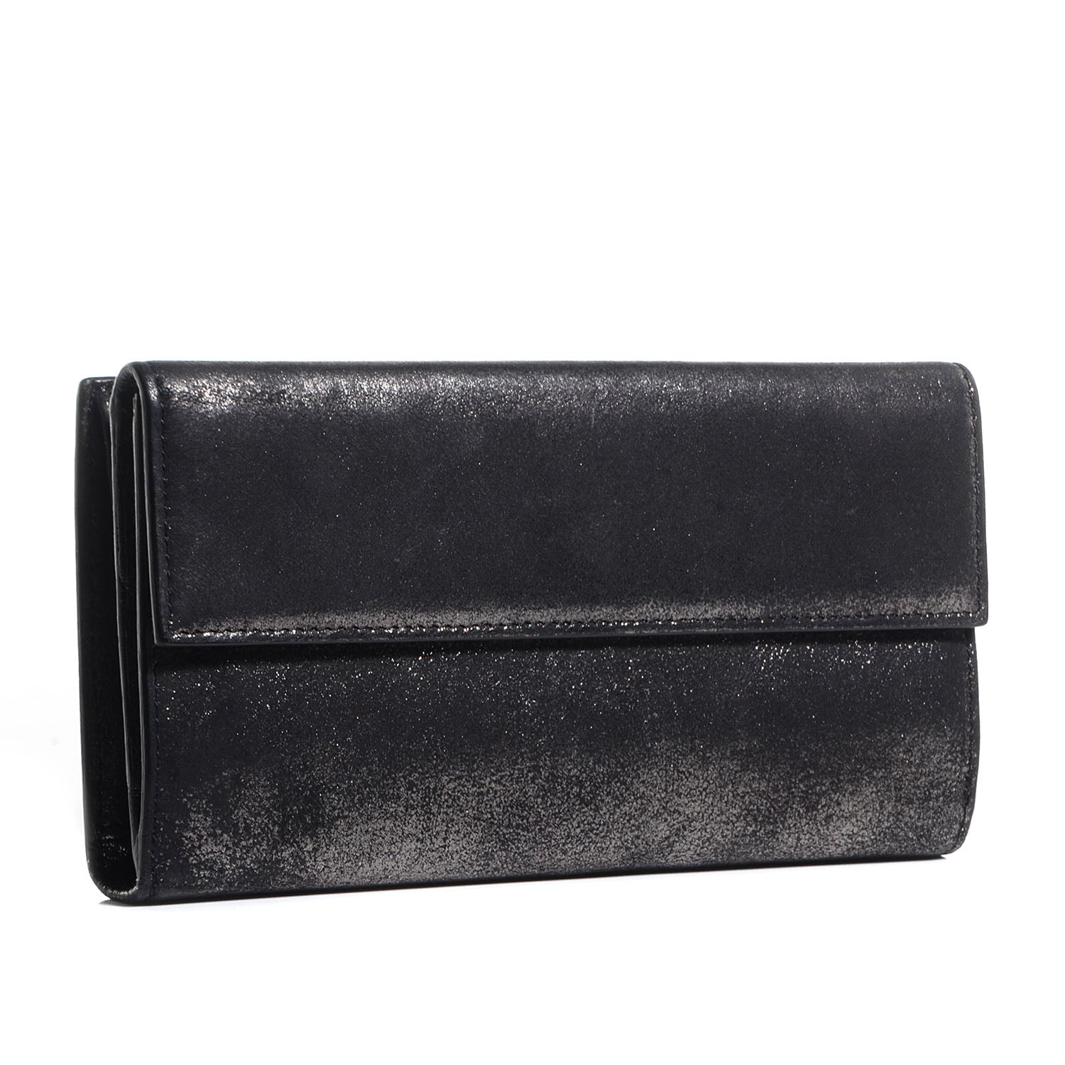 Balenciaga Calfskin Milkyway Papier Money Wallet Black 3 of 10