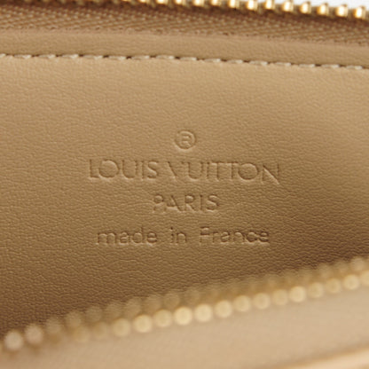 Louis Vuitton Vernis Lexington Fleurs Pochette Beige 6 of 7