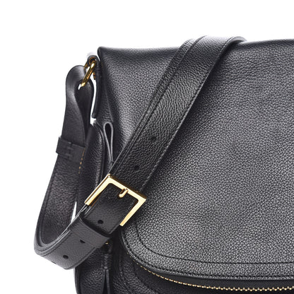 Tom Ford Grained Calfskin Medium Jennifer Crossbody Bag Black 10 of 10