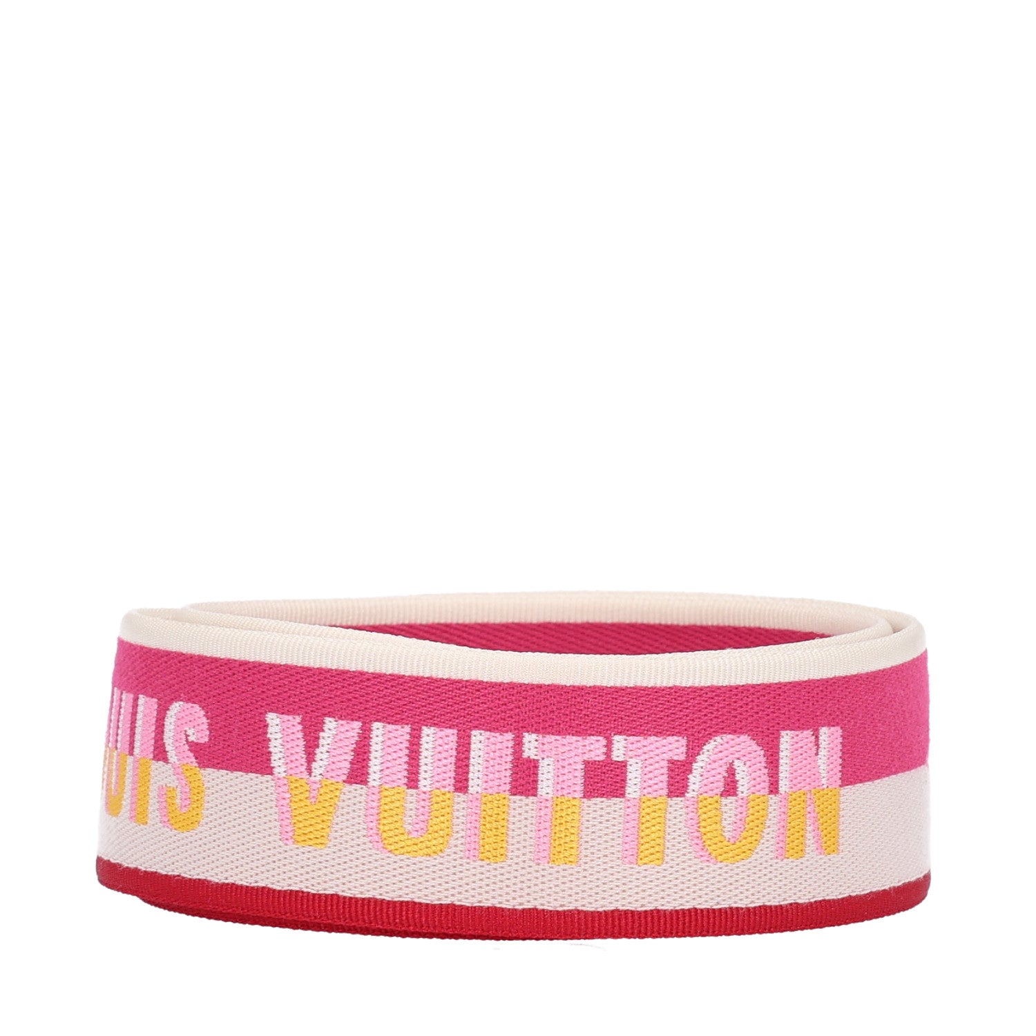 Louis Vuitton Jacquard Speedy Bandouliere 20 Shoulder Strap Fuchsia 2 of 3
