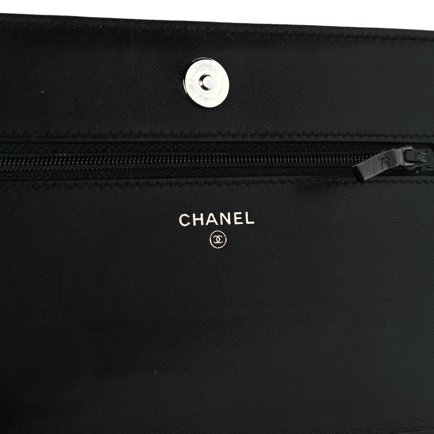 Chanel Lambskin Quilted All About Chanel Wallet On Chain WOC Black 6 of 11