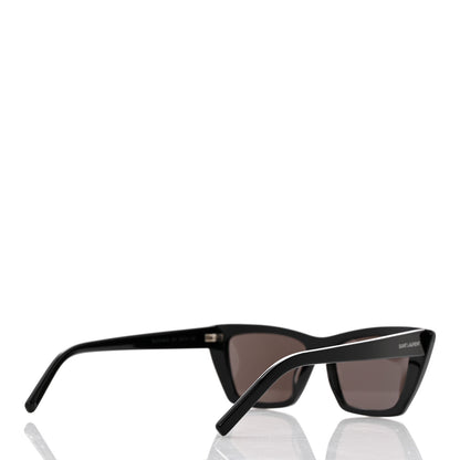 Saint Laurent Acetate Mica Cat Eye Sunglasses SL 276 Black 4 of 9
