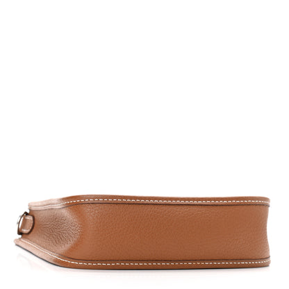Hermes Taurillon Clemence Allegro Evelyne TPM Gold Cornaline White 4 of 12