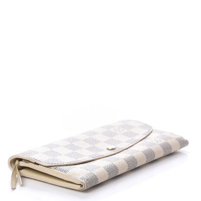 Louis Vuitton Damier Azur Emilie Wallet 4 of 14