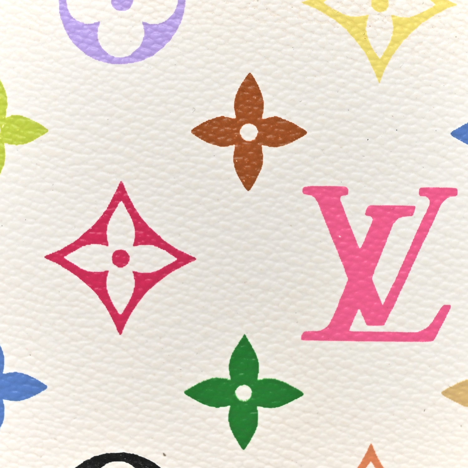 Louis Vuitton Monogram Multicolor Pochette Accessories White 7 of 14