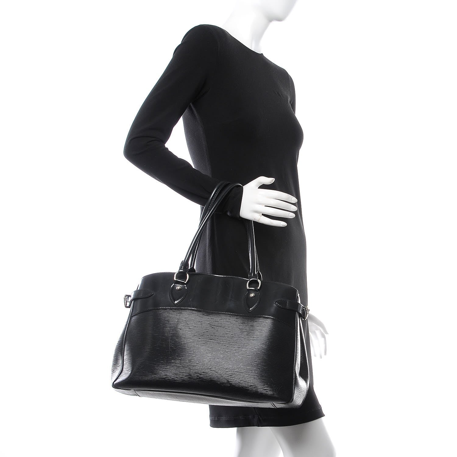 Louis Vuitton Epi Passy GM Black 2 of 13
