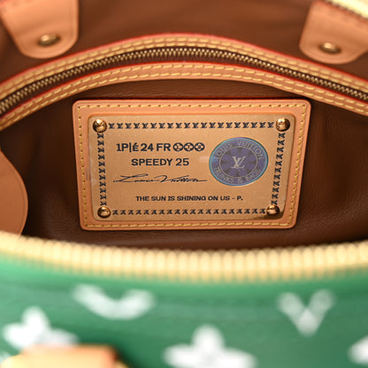 Louis Vuitton Calfskin Monogram Speedy P9 Bandouliere 25 Green 7 of 11