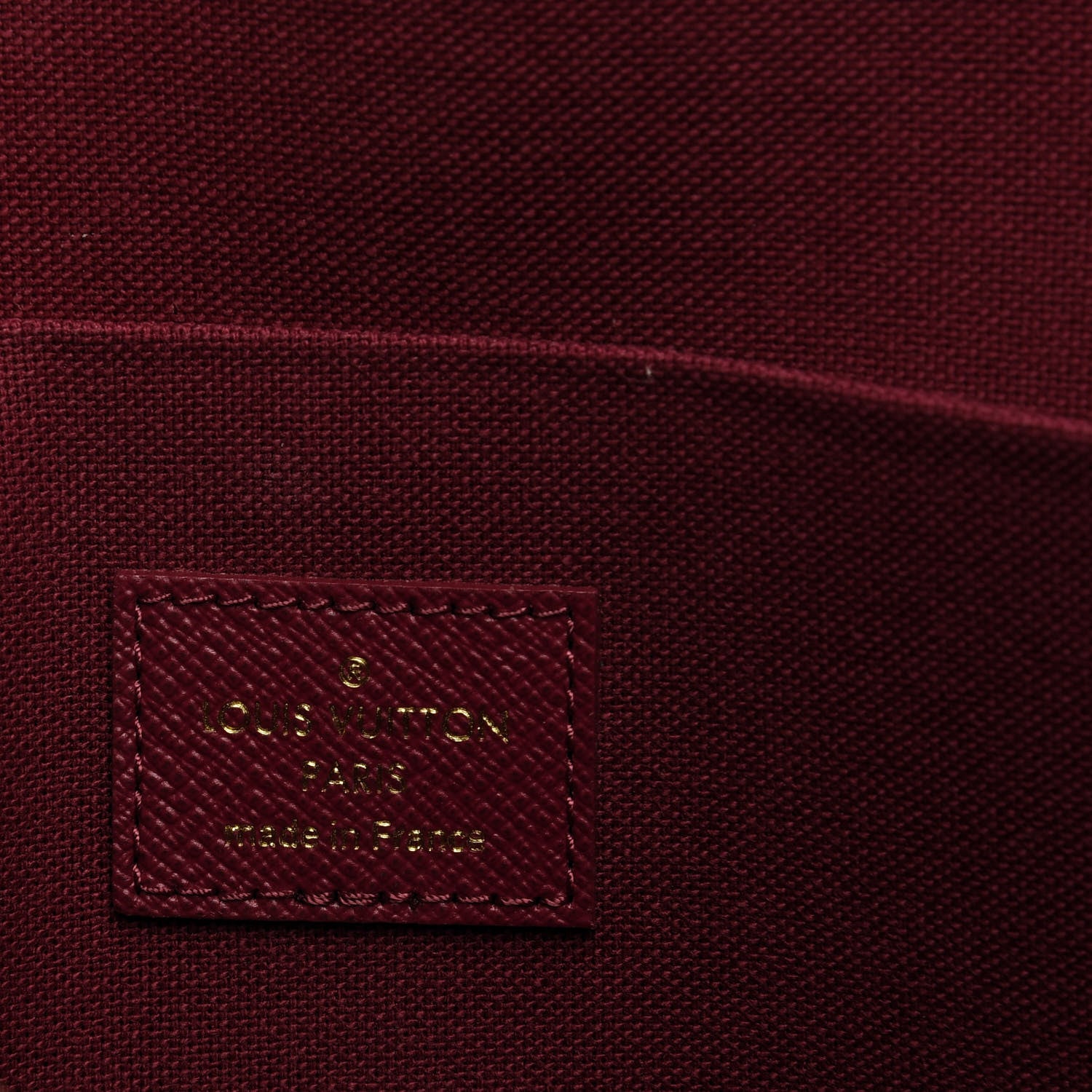Louis Vuitton Monogram Pochette Felicie Chain Wallet Fuchsia 9 of 10