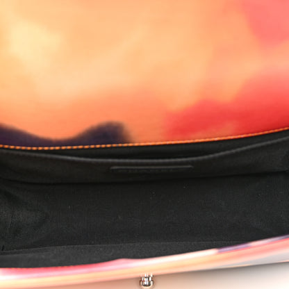 Chanel Printed Lambskin Quilted Medium Flower Power Boy Flap 5 of 10