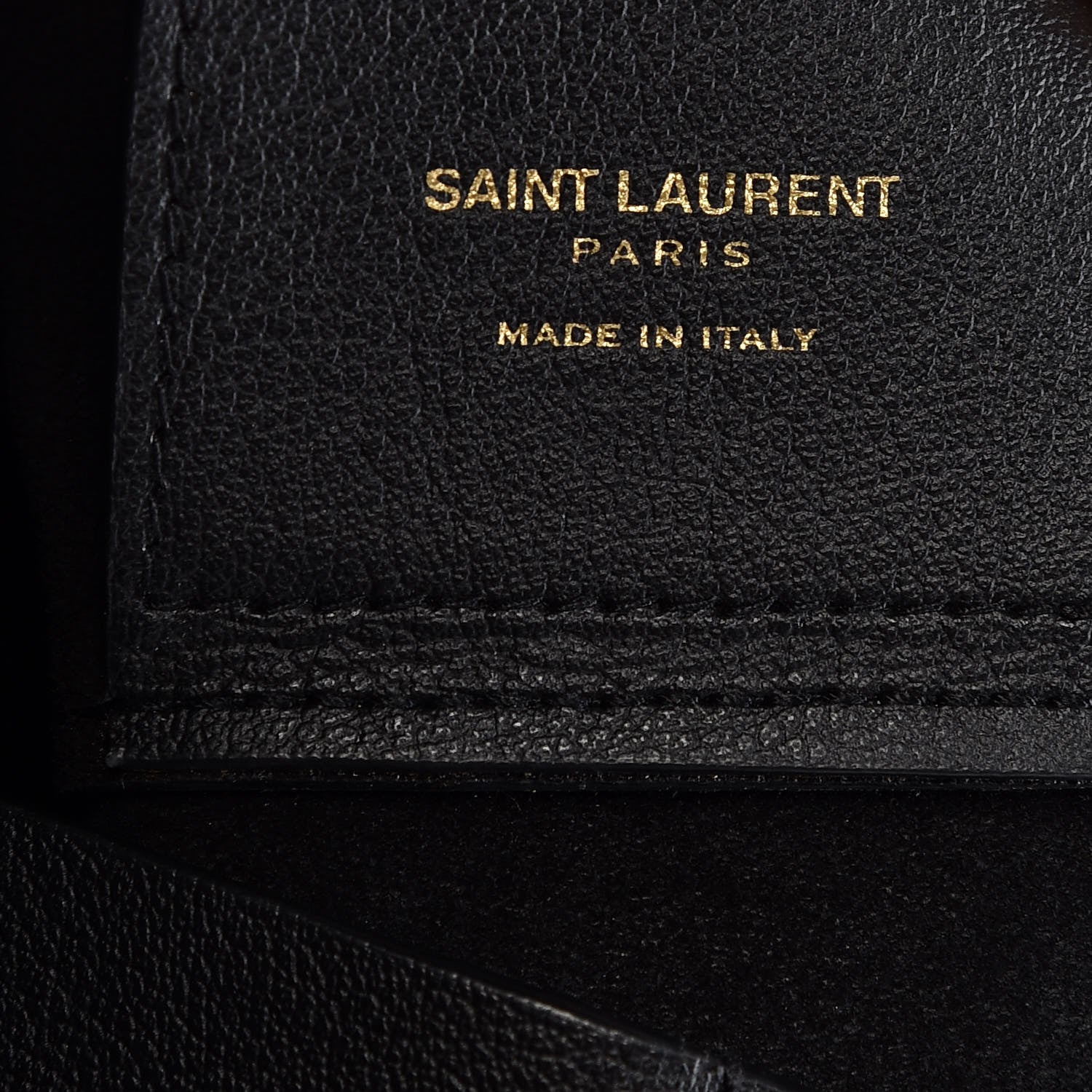 Saint Laurent Calfskin Large Shopping Tote Black 8 of 9