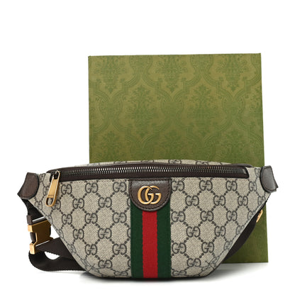 Gucci GG Supreme Monogram Web Small Ophidia Belt Bag Beige Ebony New Acero 11 of 11