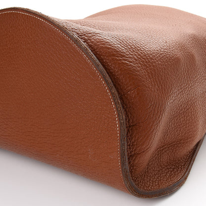 Hermes Taurillon Clemence Sherpa Backpack Gold 14 of 14