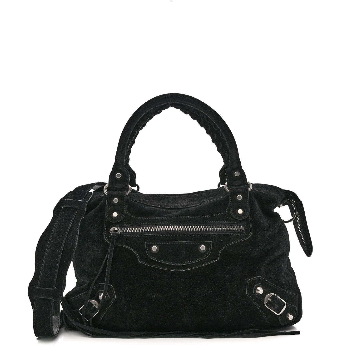 Balenciaga Baby Daim Suede Classic Hardware Town Black 1 of 19