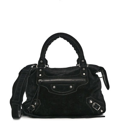 Balenciaga Baby Daim Suede Classic Hardware Town Black 1 of 19