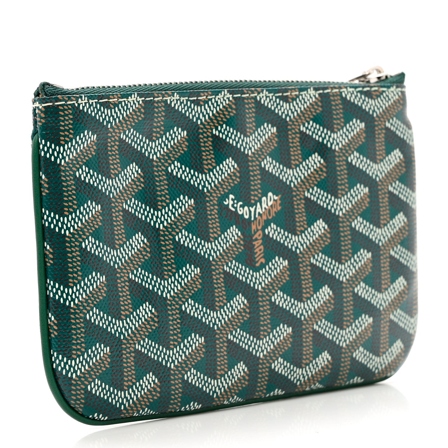 Goyard Goyardine Mini Senat Pochette Green 3 of 6