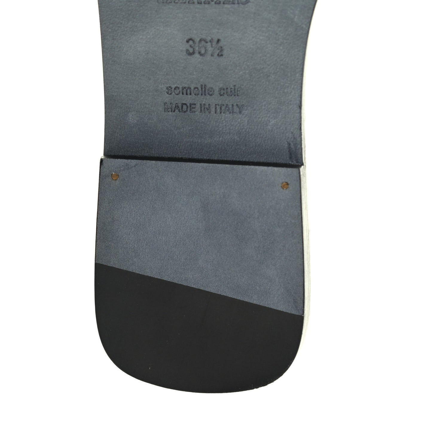 Box Calfskin Oran Sandals 36.5 Black
