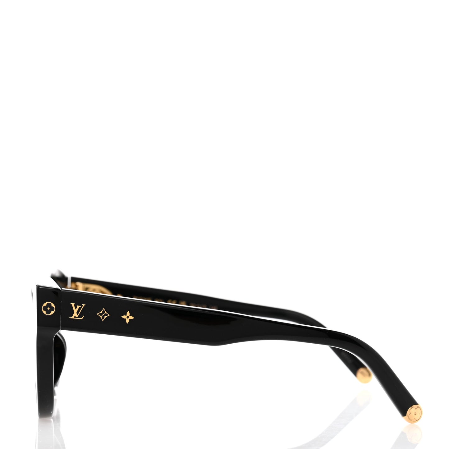 Acetate My Monogram Square Sunglasses Z1526E Black