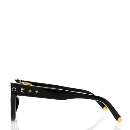 Louis Vuitton Acetate My Monogram Square Sunglasses Z1526E Black 3 of 7