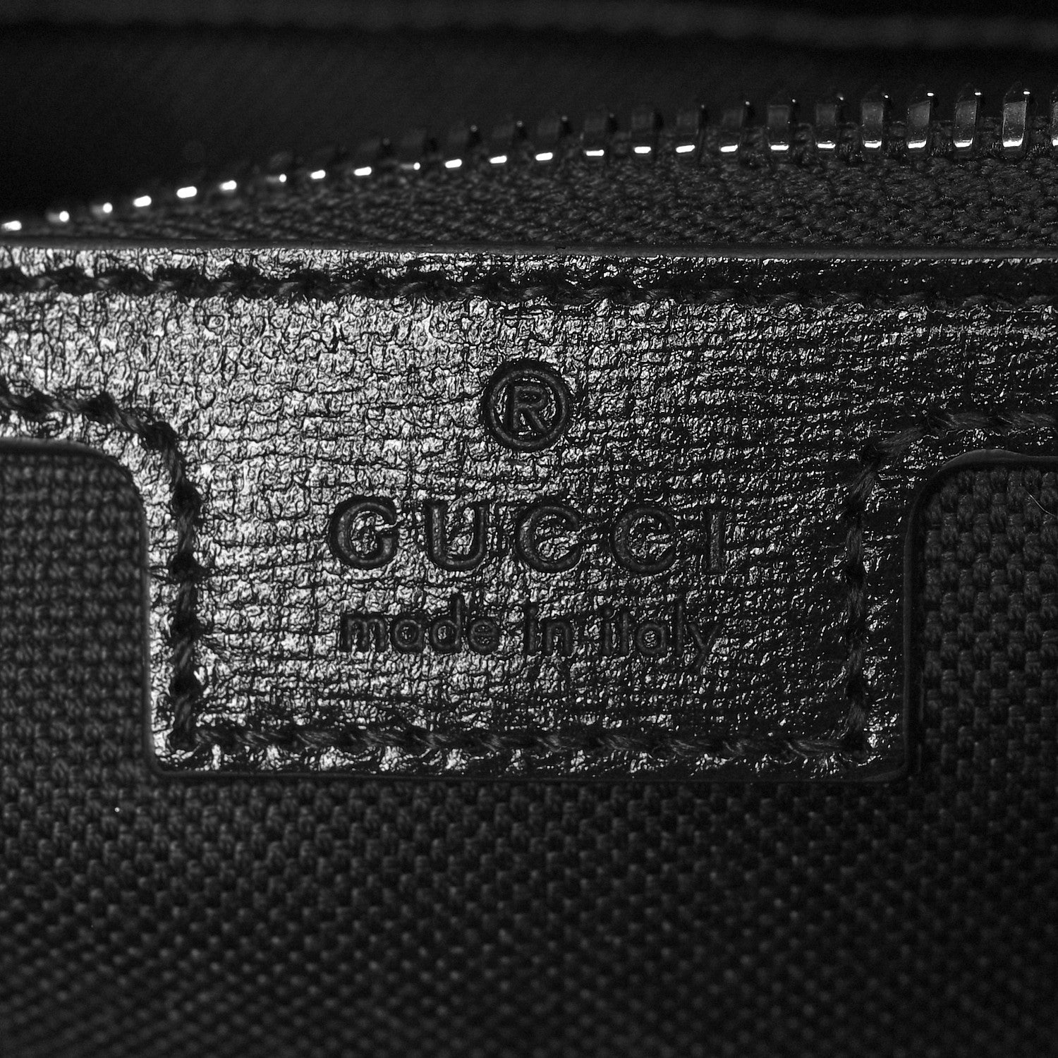 Gucci GG Supreme Monogram Azalea Calfskin Retro Interlocking G Large Duffle Bag Black Grey 5 of 11