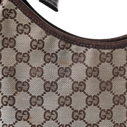 Gucci Monogram Medium Abbey D Ring Hobo Brown 7 of 17