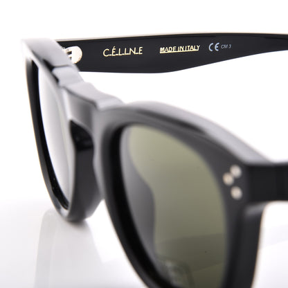 Celine Bevel Square Sunglasses CL41371/S Black 6 of 6