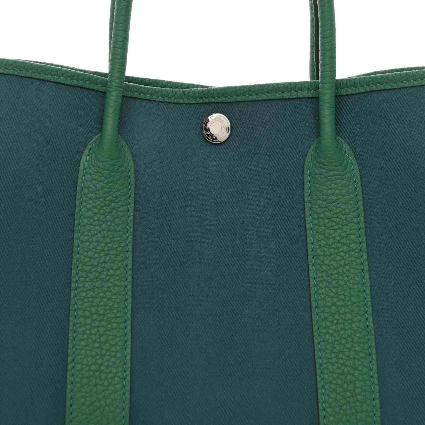 Toile Negonda Garden Party Tote 30 TPM Vert Bosphore Vert Vertigo