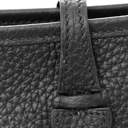 Hermes Taurillon Clemence Evelyne TPM Black 11 of 12