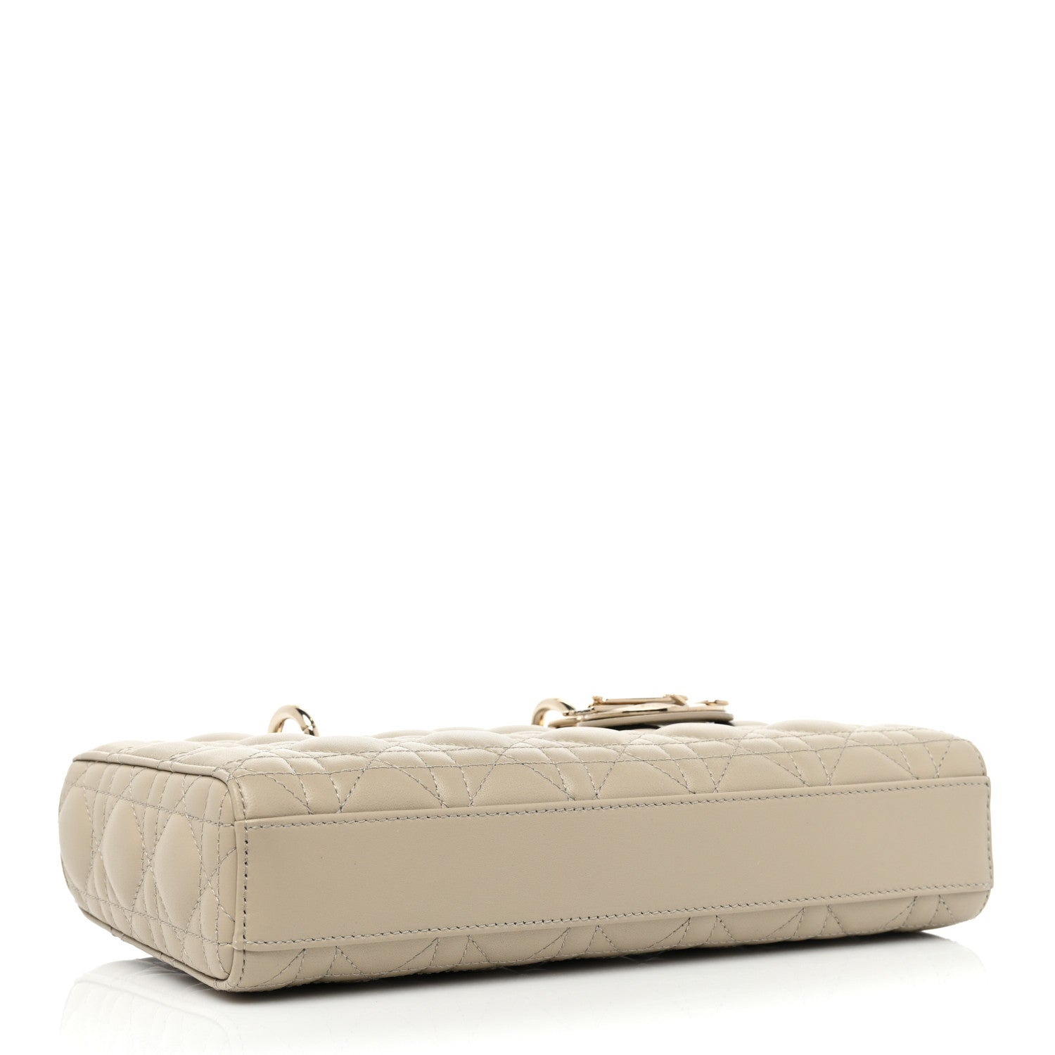 Christian Dior Lambskin Cannage Medium Lady D-Joy Sand 4 of 8