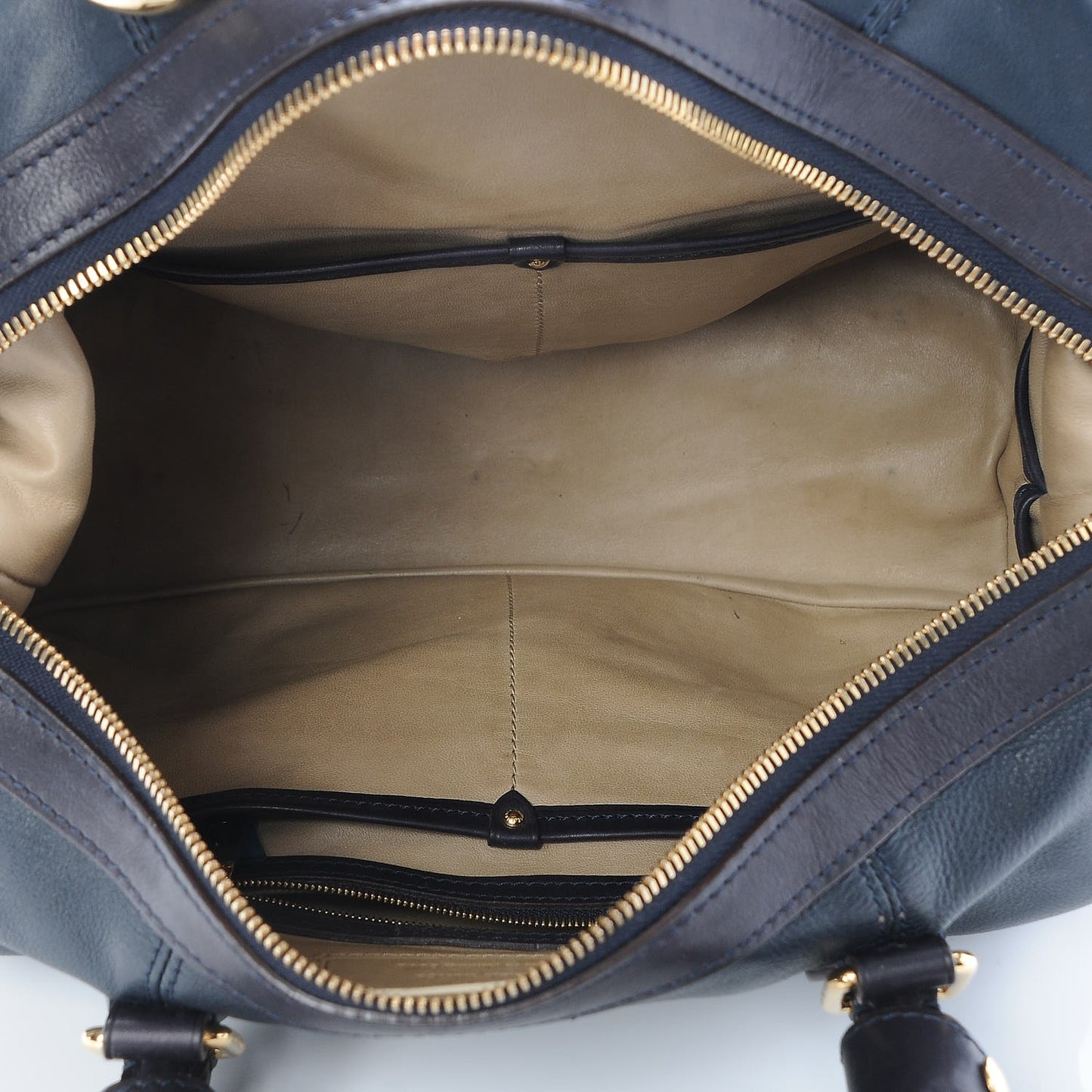 Calfskin Sac Louis Bleu